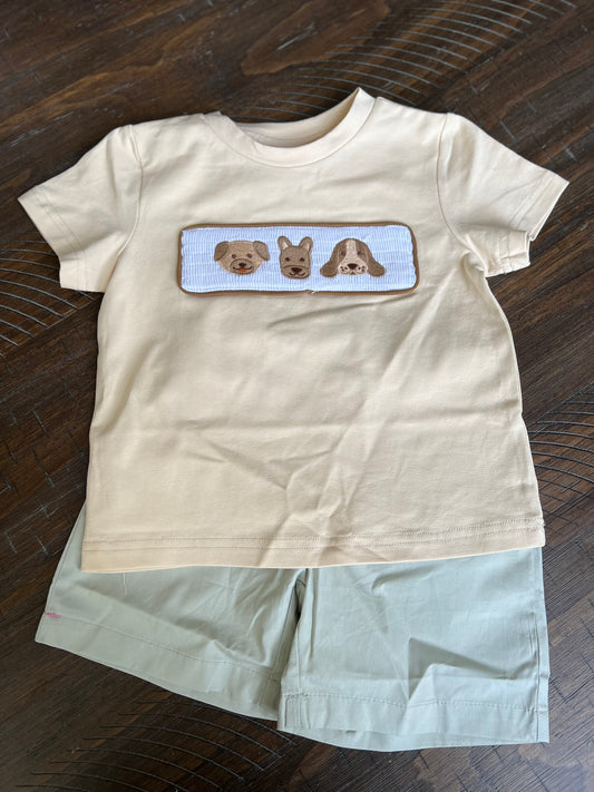 Puppy Dog Short Set